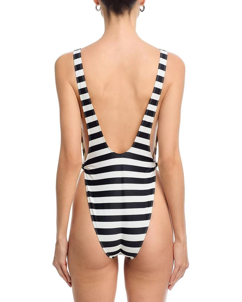 FRAME Ritz Stripe One Piece Swimsuit 2