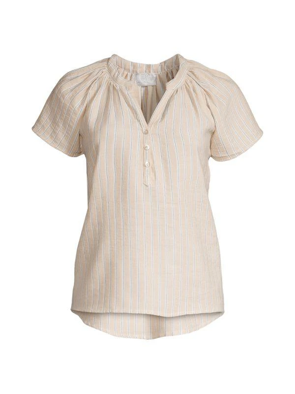 Heroes & Dreamers Striped Button Top 3