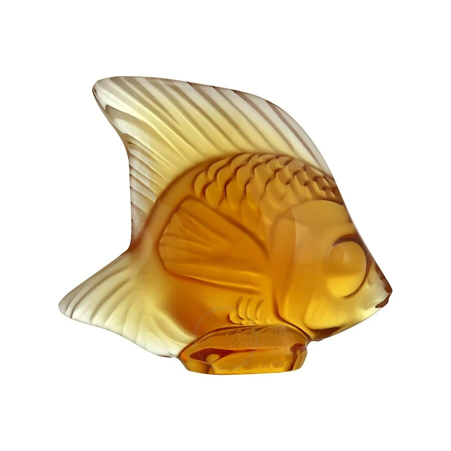 Lalique Amber Crystal Fish No. 7 - 3000700 3