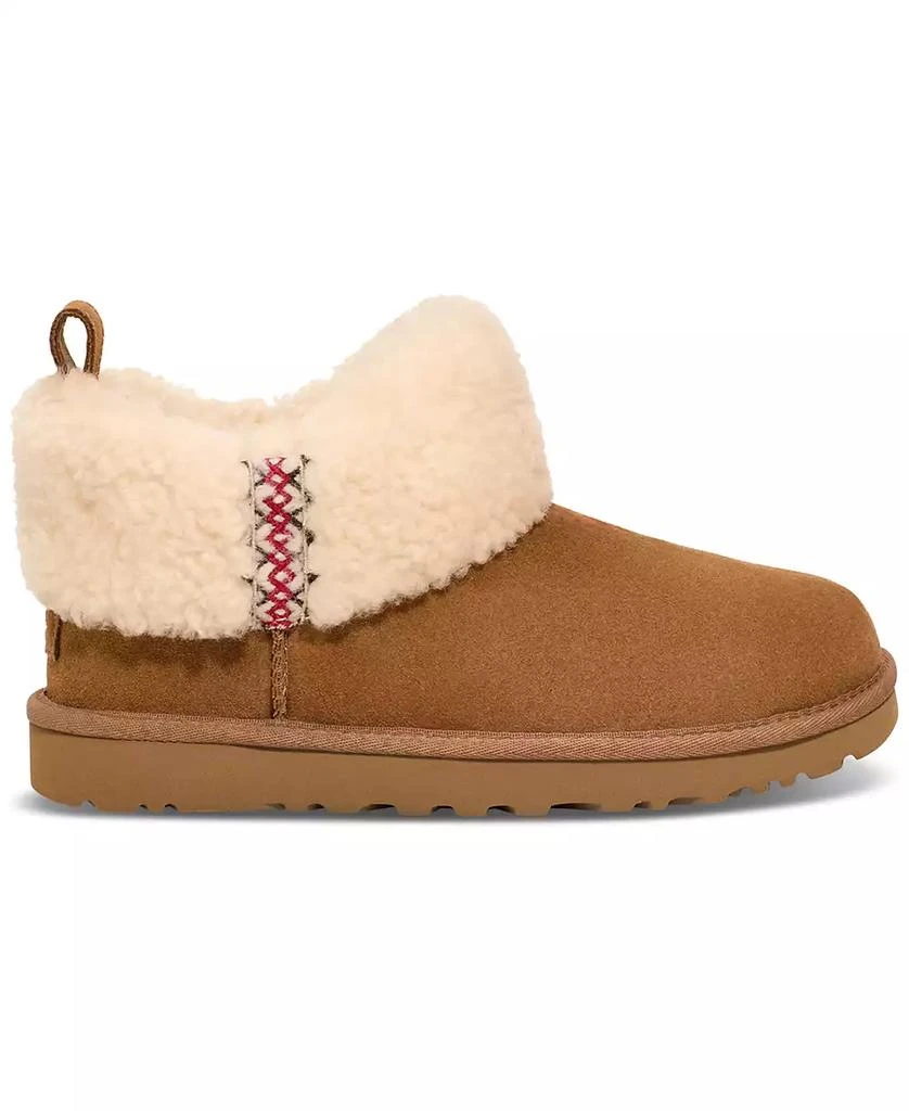 UGG Classic Ultra Mini Braid Slip-On Booties 2