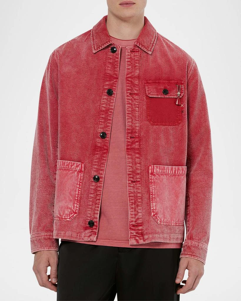 Scotch & Soda Men's Washed Corduroy Shirt Jacket 4