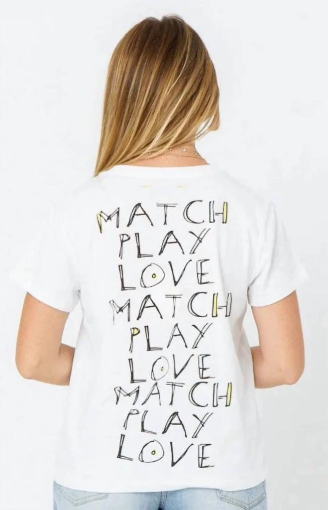KERRI ROSENTHAL Kerri Rosenthal - Suke Play Love Short Sleeve Top 2