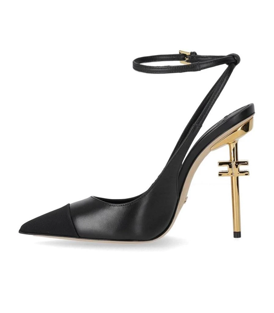 ELISABETTA FRANCHI Elisabetta Franchi Black Slingback Pump 3