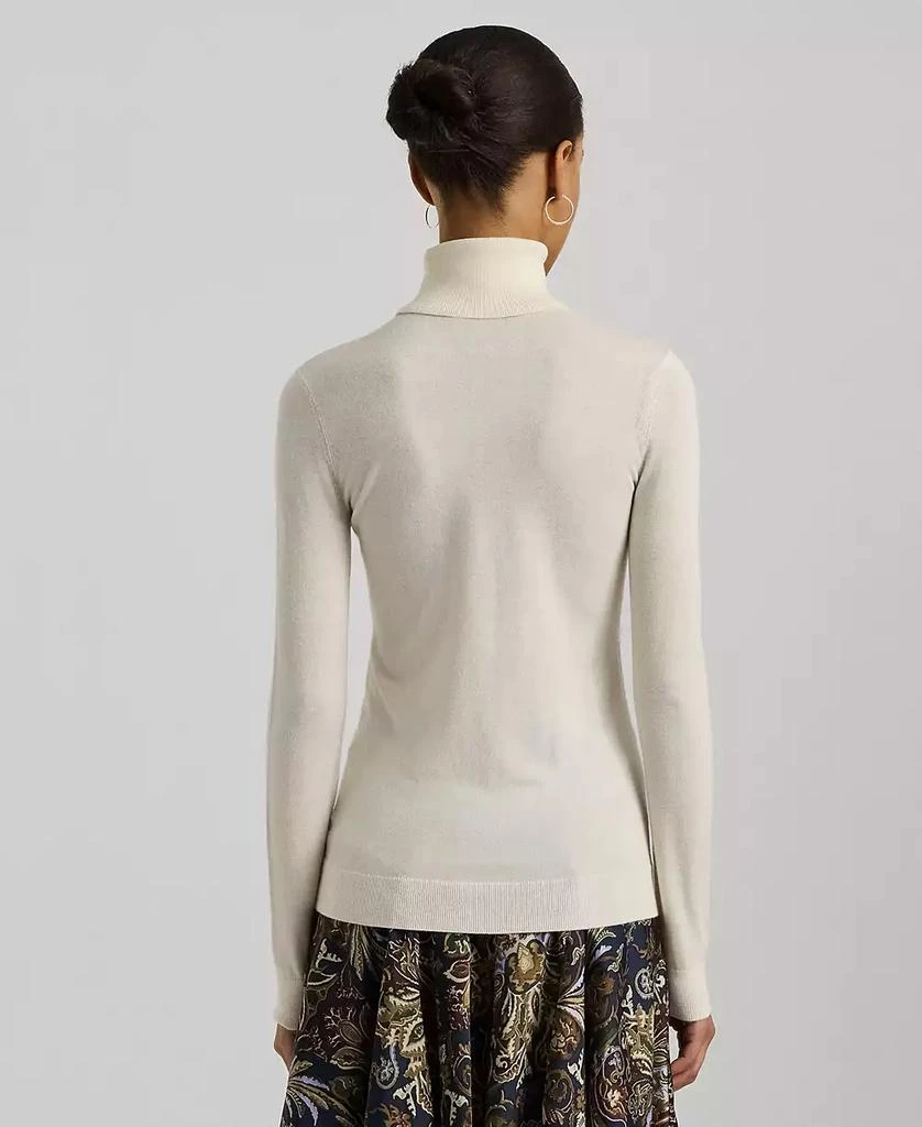Ralph Lauren Women's Silk-Blend Turtleneck Sweater 2