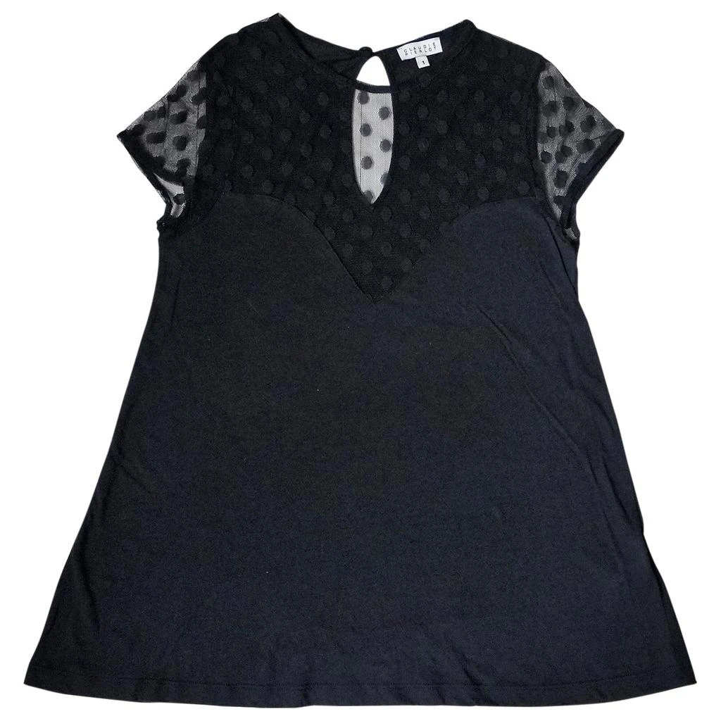 Claudie Pierlot Claudie Pierlot Black Synthetic Top 1