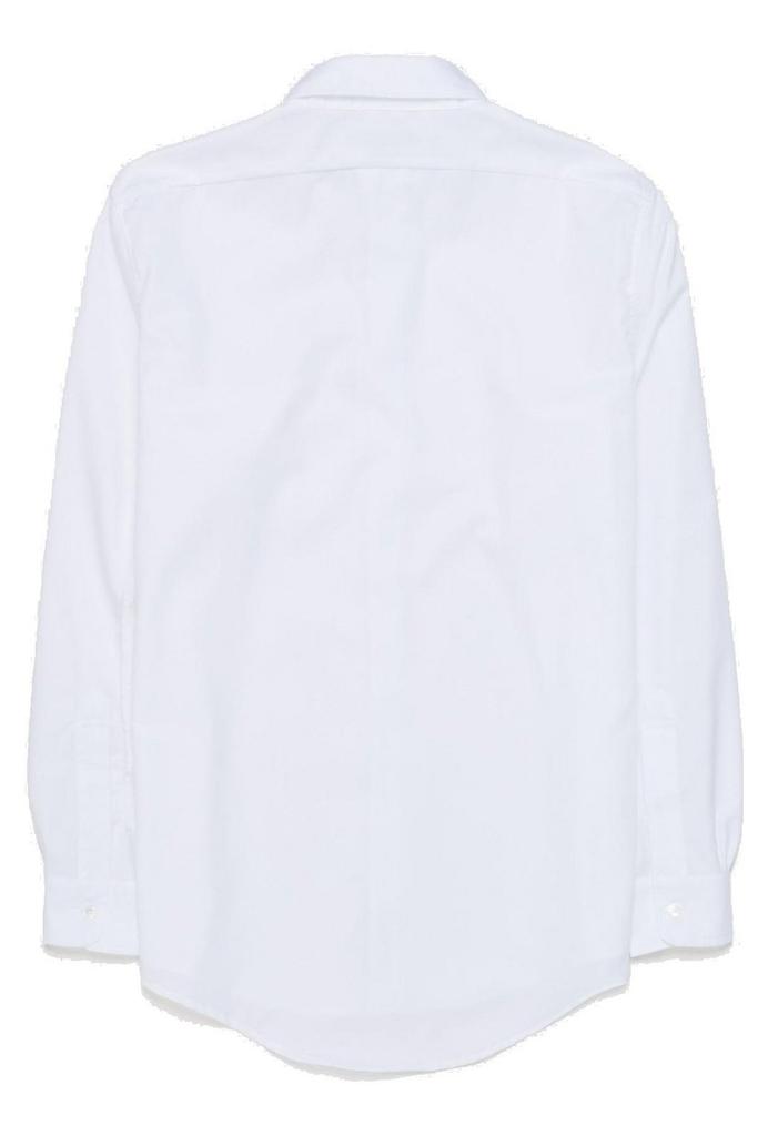 Random Identities Random Identities Cut Out Curved Hem Shirt
