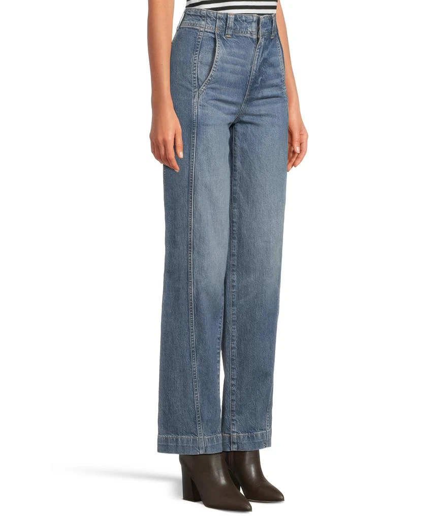 Madewell Tapered Trouser In Rinse In Concho Wash 2