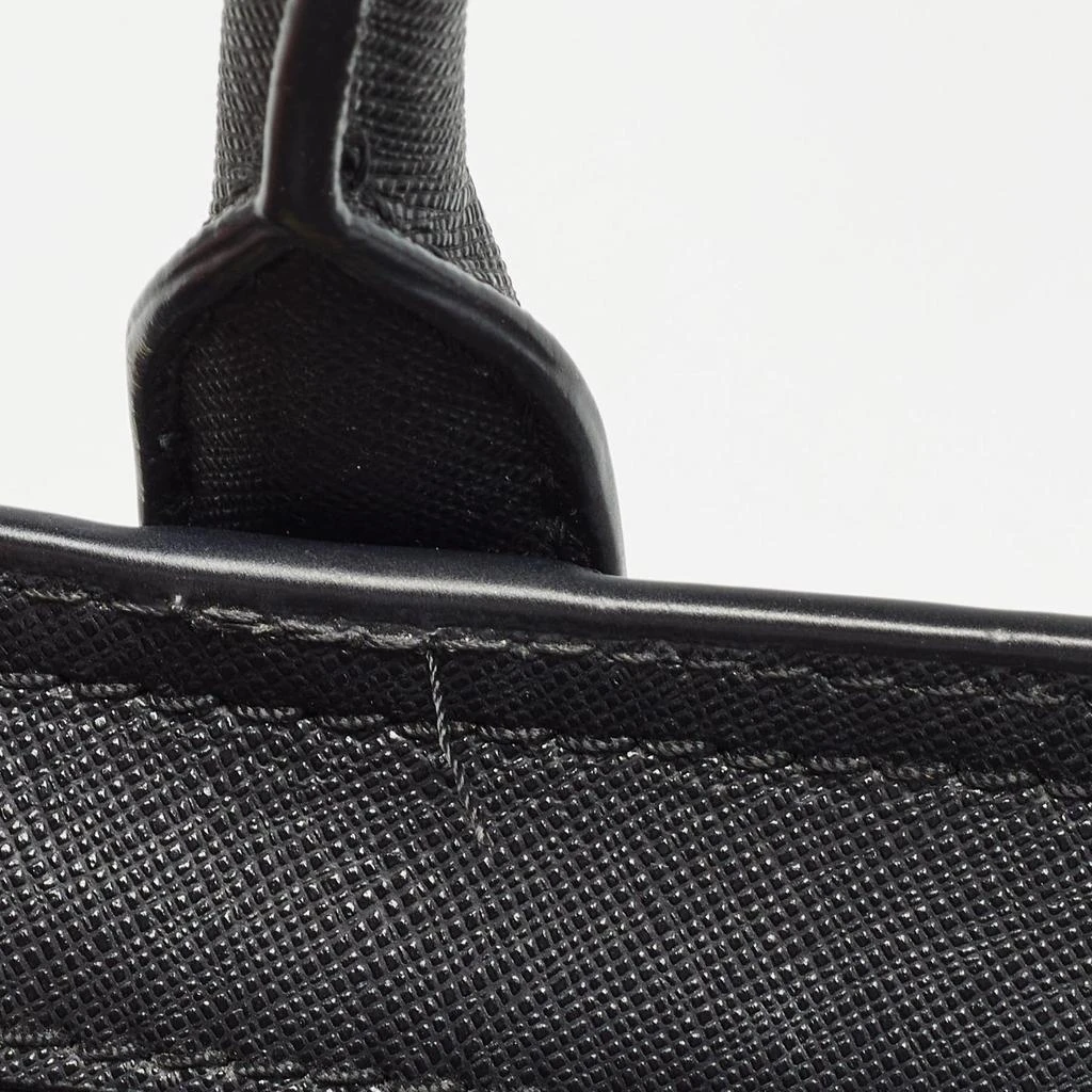 Karl Lagerfeld Paris Black Saffiano Leather Micro K Klassik Tote 5