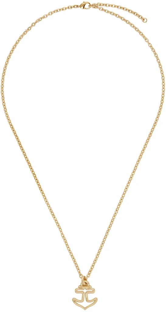 A.P.C. Gold Ancre Necklace 1