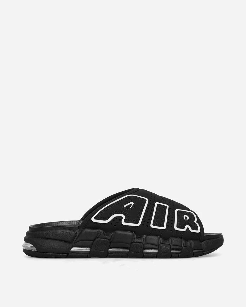 NIKE Air More Uptempo Slides Black 1