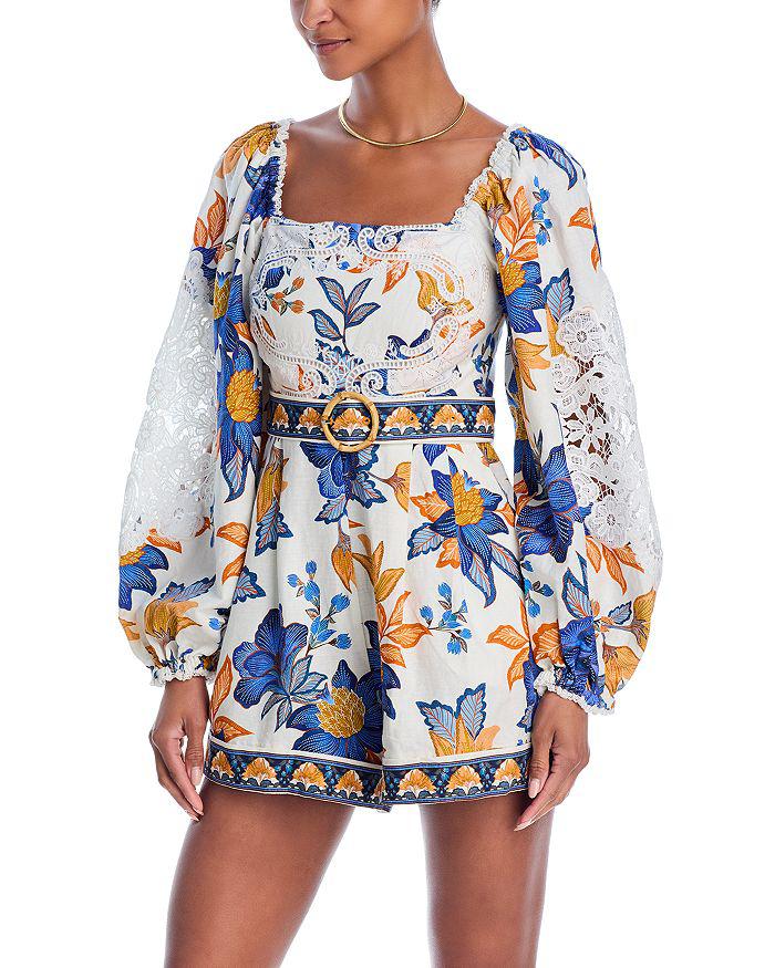 Farm Rio Summer Fruit Scarf Romper - Scarves - Free Shipping