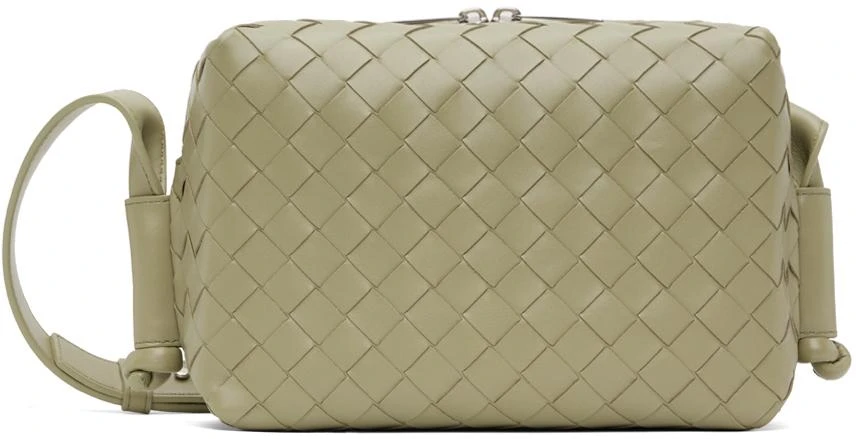 Bottega Veneta Khaki Small Loop Messenger Bag 1