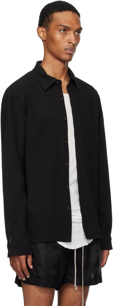 Rick Owens Black Concordians Work Shirt 2