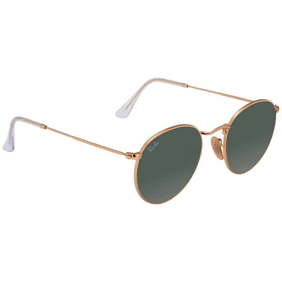 Ray Ban Round Metal Green Classic G-15 Unisex Sunglasses RB3447N 001 50 2