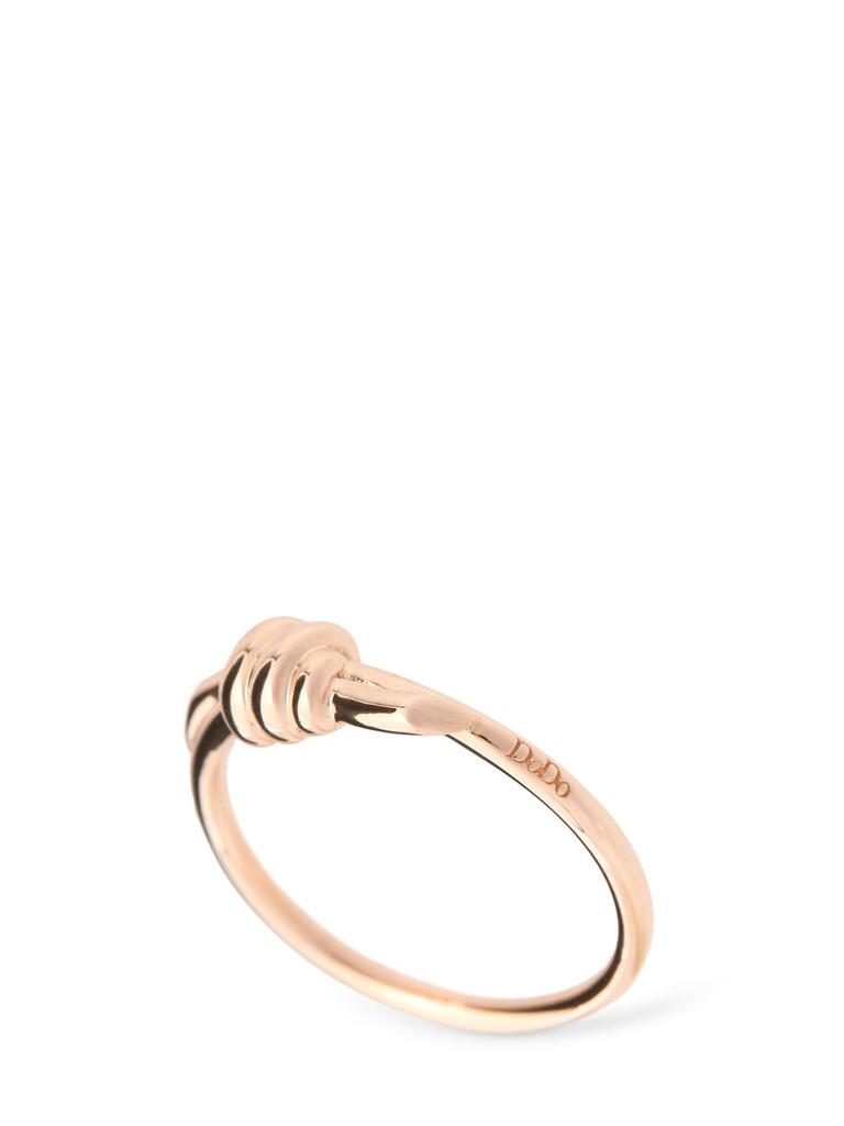 Dodo 9kt Rose Gold Knot Ring