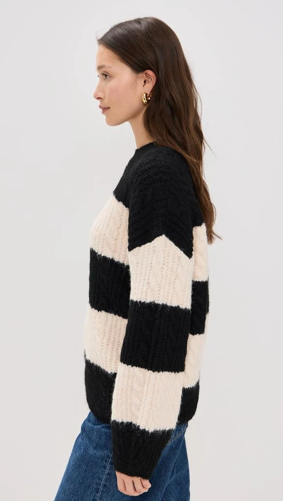 endless rose Striped Chunky Sweater 3