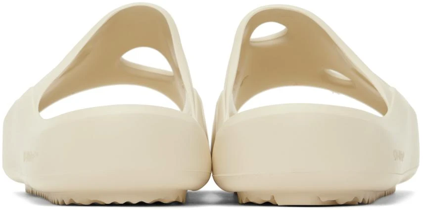 Off-White Beige Meteor Pool Slides 2
