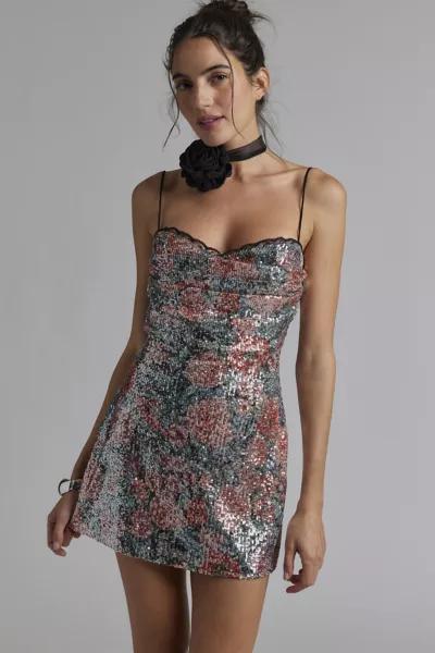 For Love & Lemons For Love & Lemons Ladonna Sequin Mini Dress