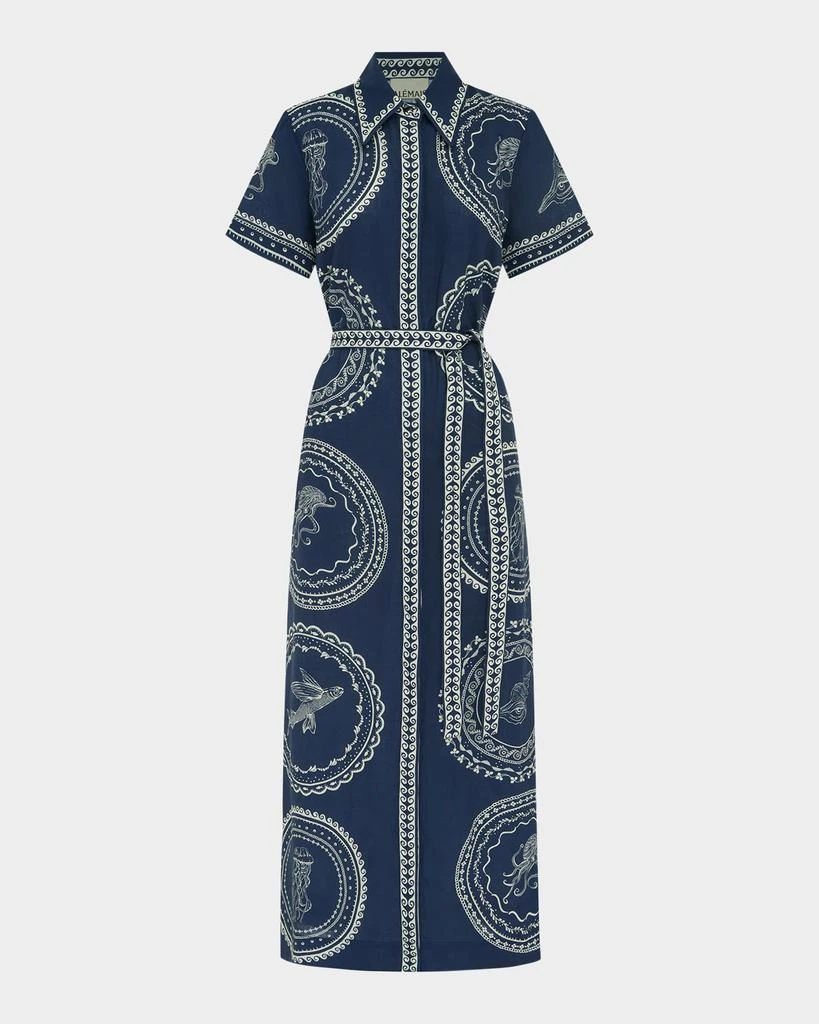 ALEMAIS Oceane Linen Shirtdress 1