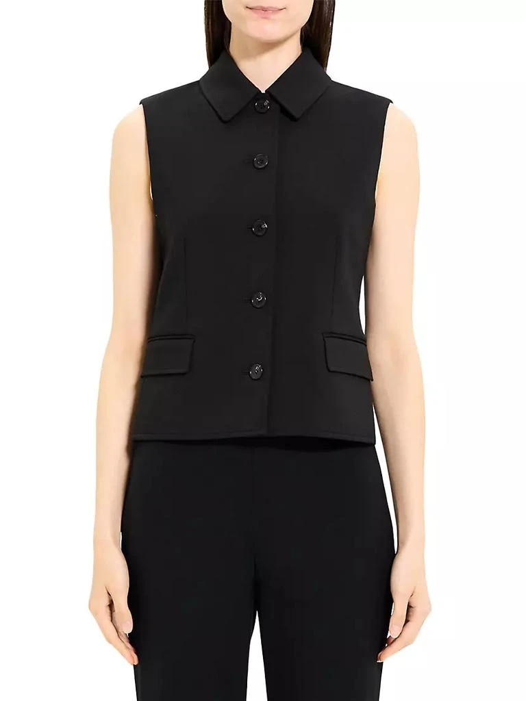 Theory Tailored Wool-Blend Vest 3