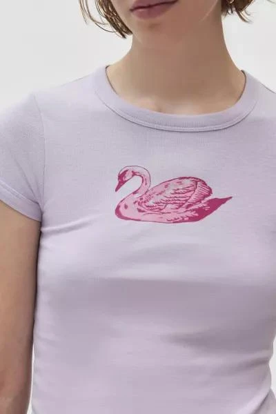 Kimchi Blue Kimchi Blue Swan Too Perfect Baby Tee 3