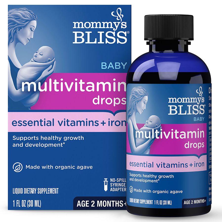Mommy's Bliss Baby Multivitamin + Iron Drops Grape