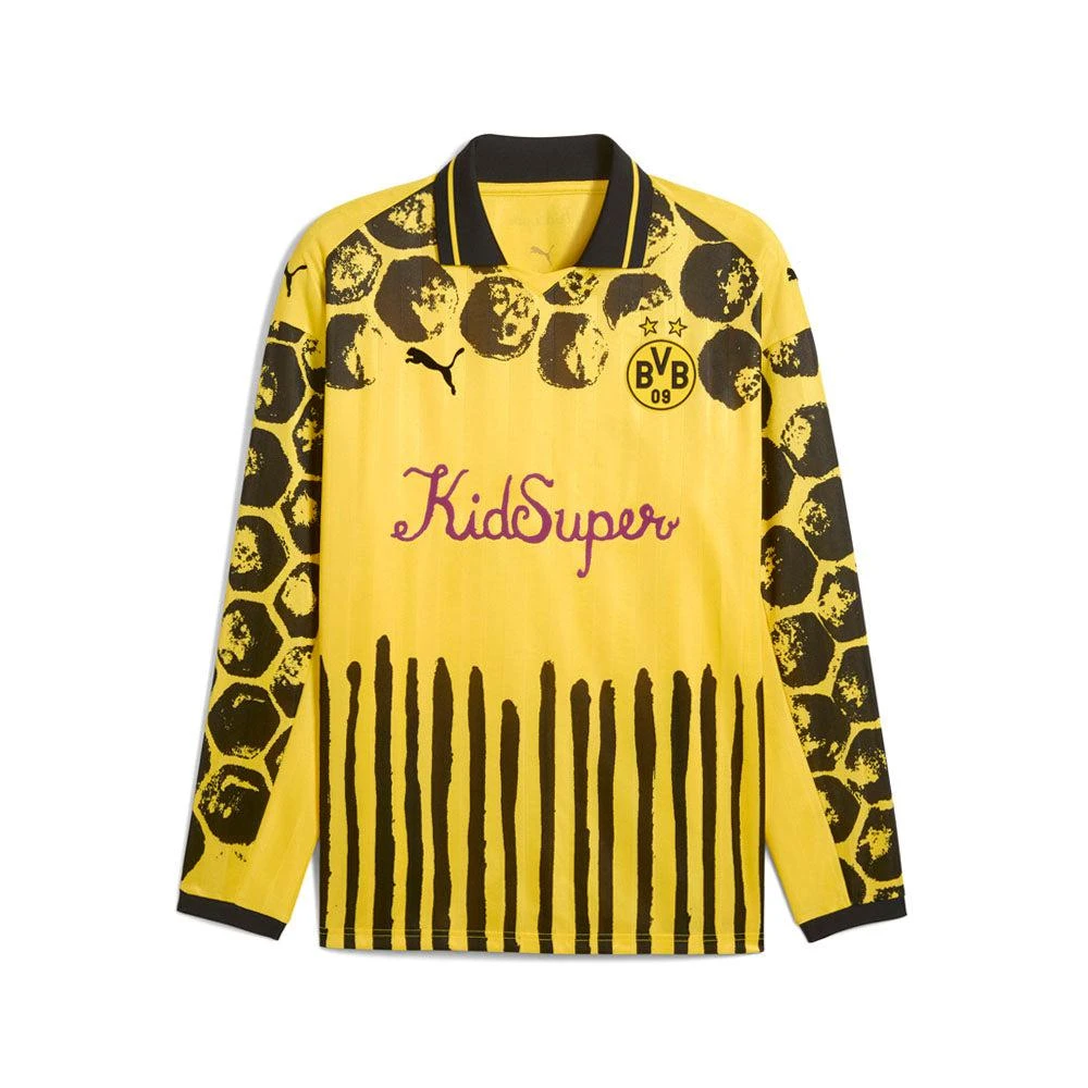 Puma Kidsuper x Dortmund Collared Long Sleeve Soccer Jersey