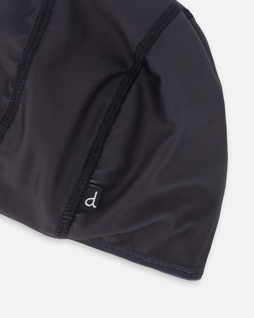 Deux par Deux Flexible Fit Swim Cap Black 3