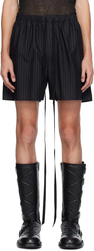 ANN DEMEULEMEESTER Black Laureis Boxer Shorts 1