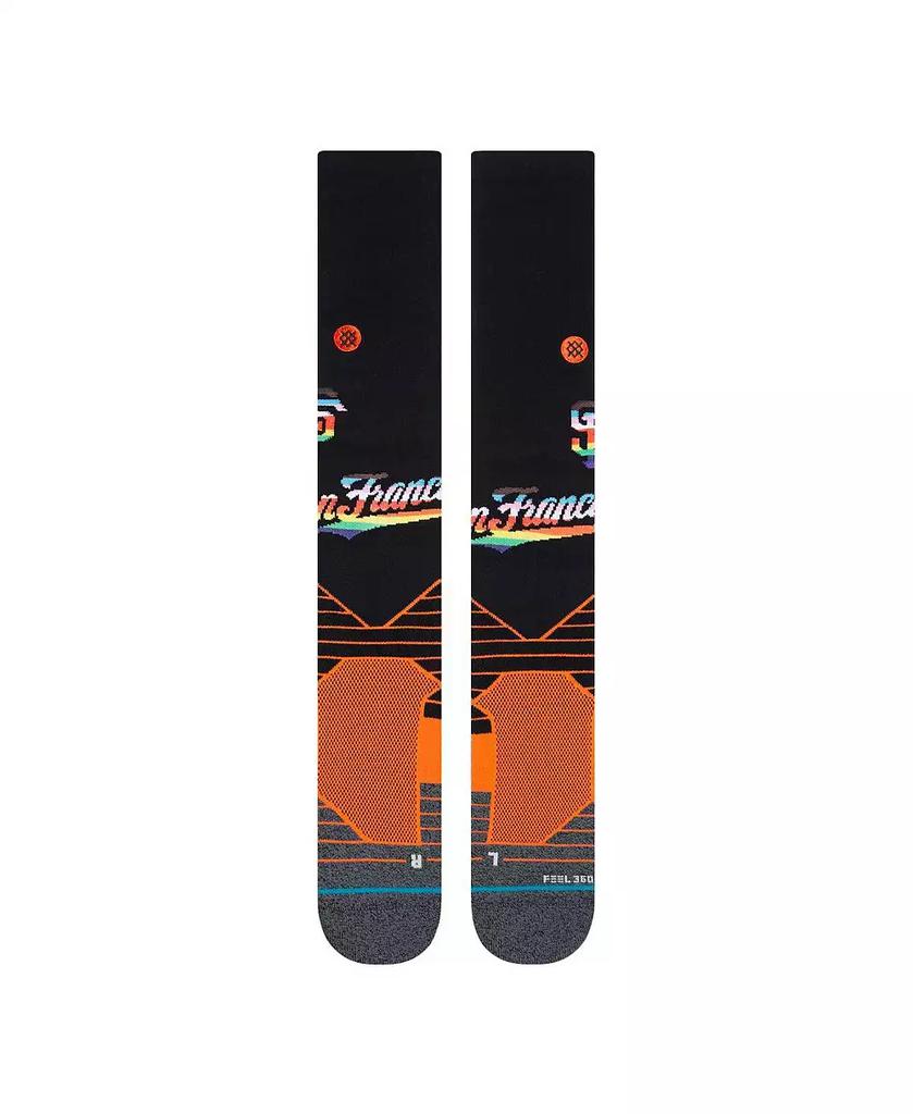 Stance Men's Black, Orange San Francisco Giants Pride Diamond Pro Over the Calf Socks