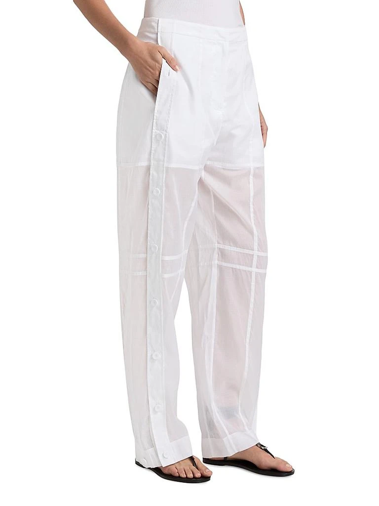 Jil Sander Muslin Cotton Seamed Trousers 4