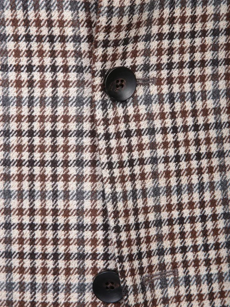 LARDINI Lardini Single-Breasted Checked Tailored Blazer 3