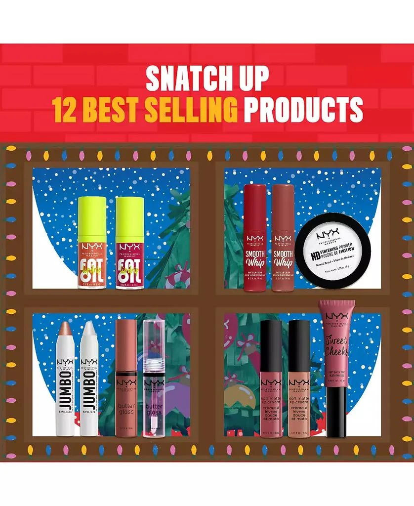 NYX Professional Makeup 12-Pc. Home Alone Makeup Piñata Gift Set 2