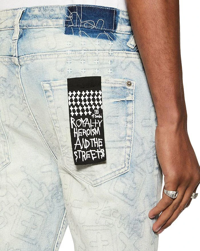 Ksubi Van Winkle Stencil Legacy Skinny Jeans in Blue 5