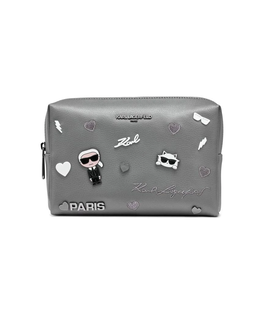 Karl Lagerfeld Paris COSMETIC CASE CATE PINS 1