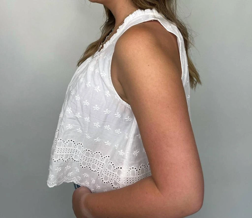 Free People Free People - Marina Eyelet Tank Top 4