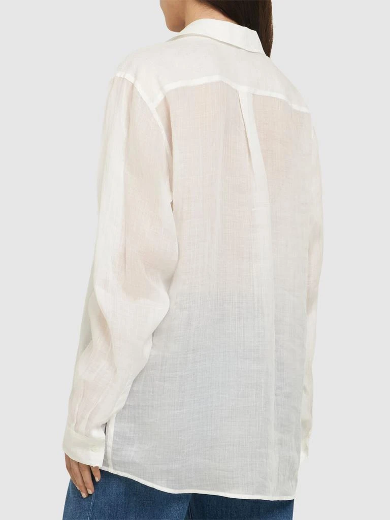 Totême Double Collar Ramie Shirt 2