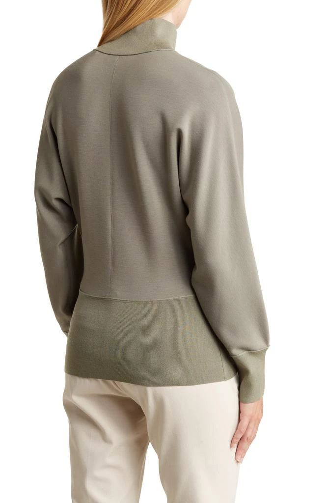 Theory Mixed Media Turtleneck Top 2