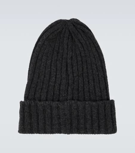 Thom Sweeney Ribbed cashmere beanie 4