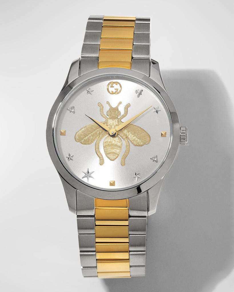 Gucci Men's Bee Two-Tone Bracelet Watch - Men's Quartz