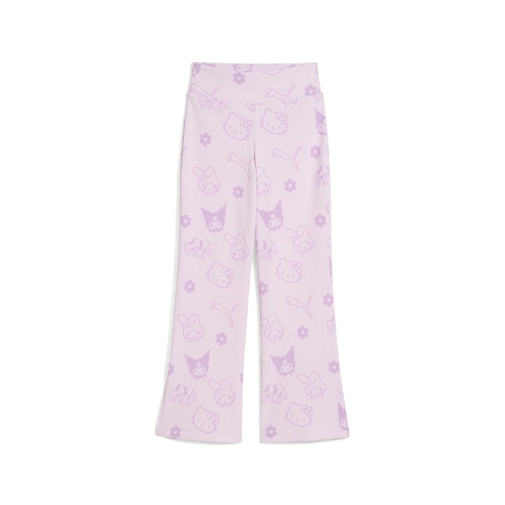 Puma PUMA x HELLO KITTY AND FRIENDS Little Kids' Ribbed Flared Leggings