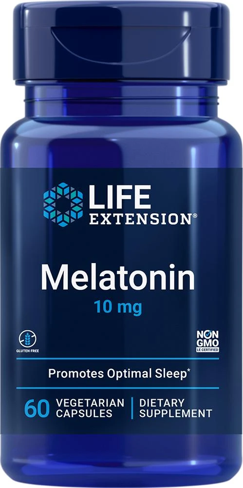 Life Extension Life Extension Melatonin, 60 - 10 mg (10 mg, 60 capsules, Vegetarian) 1