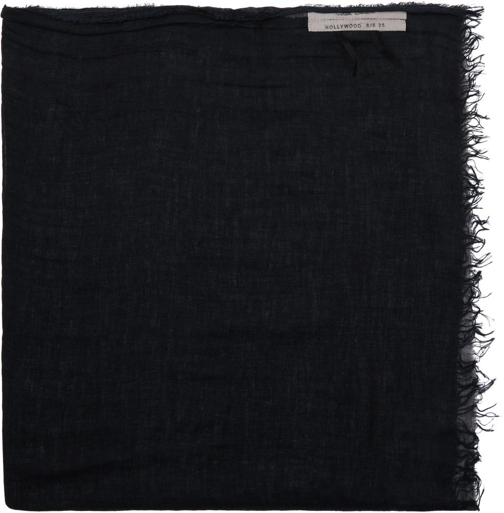 【関税＆送料込み】Rick Owens Sandy Mega Scarf Accessories Rick Owens Black Hollywood Sandy Mega Scarf - Accessories