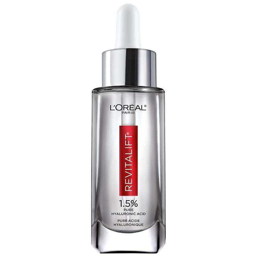 L
Oreal Paris 1.5% Pure Hyaluronic Acid Face Serum, Hydrate 
Reduce Wrinkles Fragrance Free