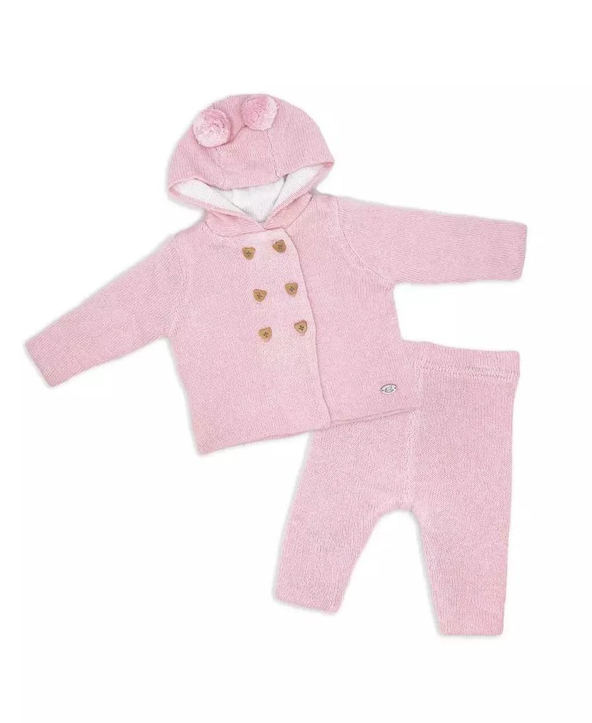 Rock-A-Bye Baby Boutique Baby Girls Jacket and Trouser Knitted, 2-Piece Set