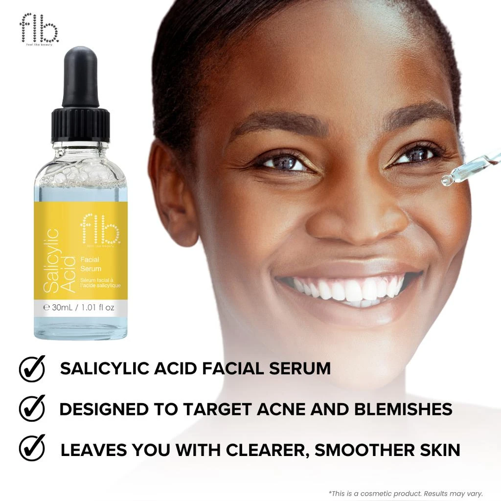 Feel Like Beauty Salicylic Acid Facial Serum 30ml Twin Value Savings Pack 4