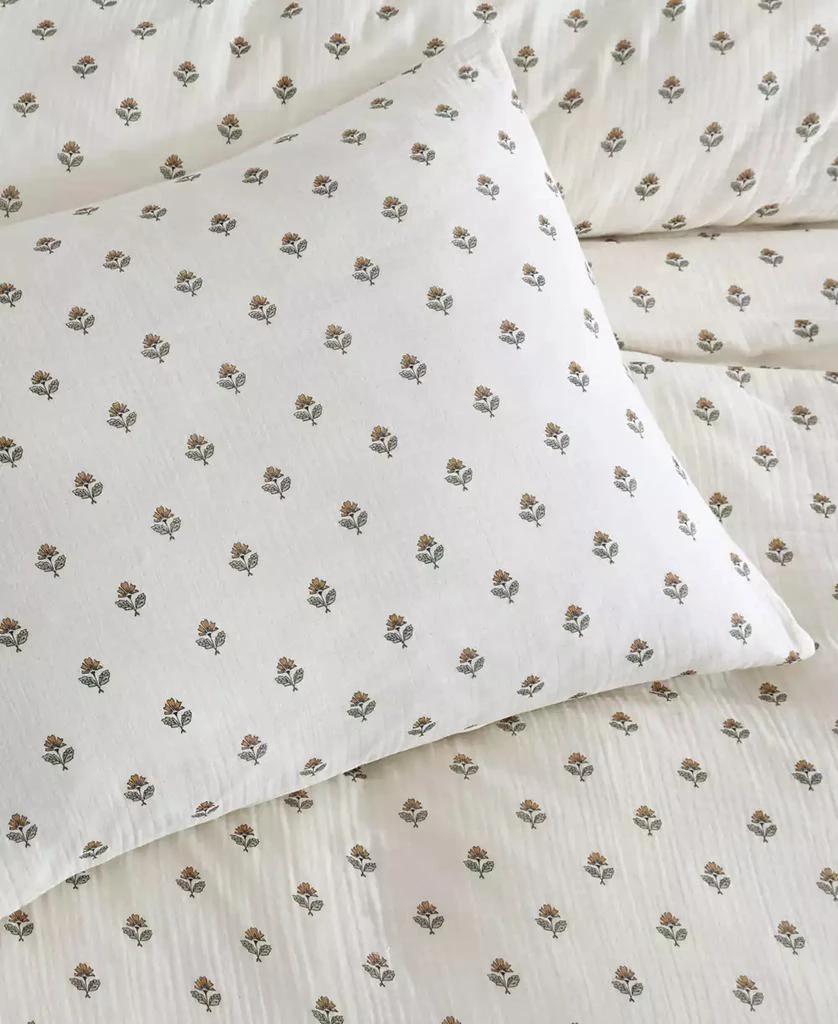 Peri Home Block Print Gauze 3-Pc. Comforter Set 5