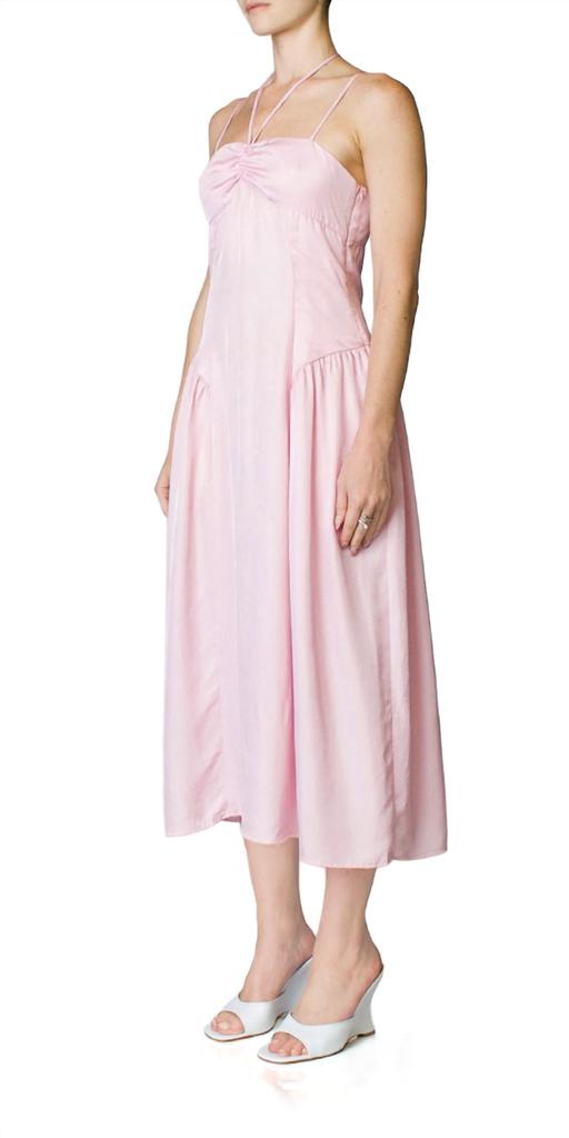 CIAO LUCIA Aurora Midi Dress In Peony