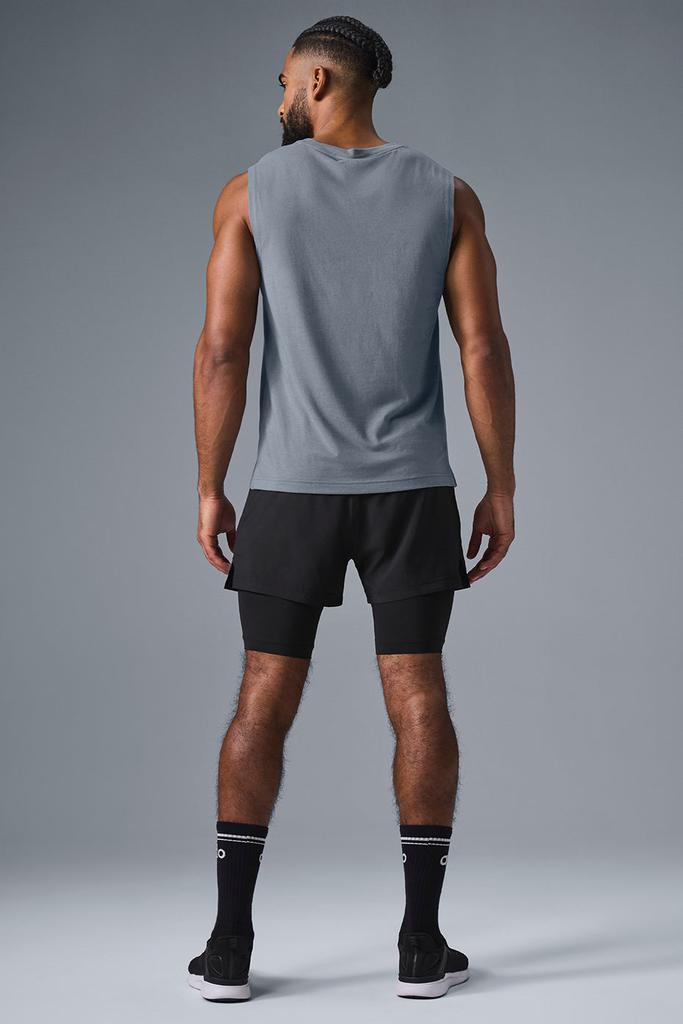 Alo The Triumph Muscle Tank - Steel Grey