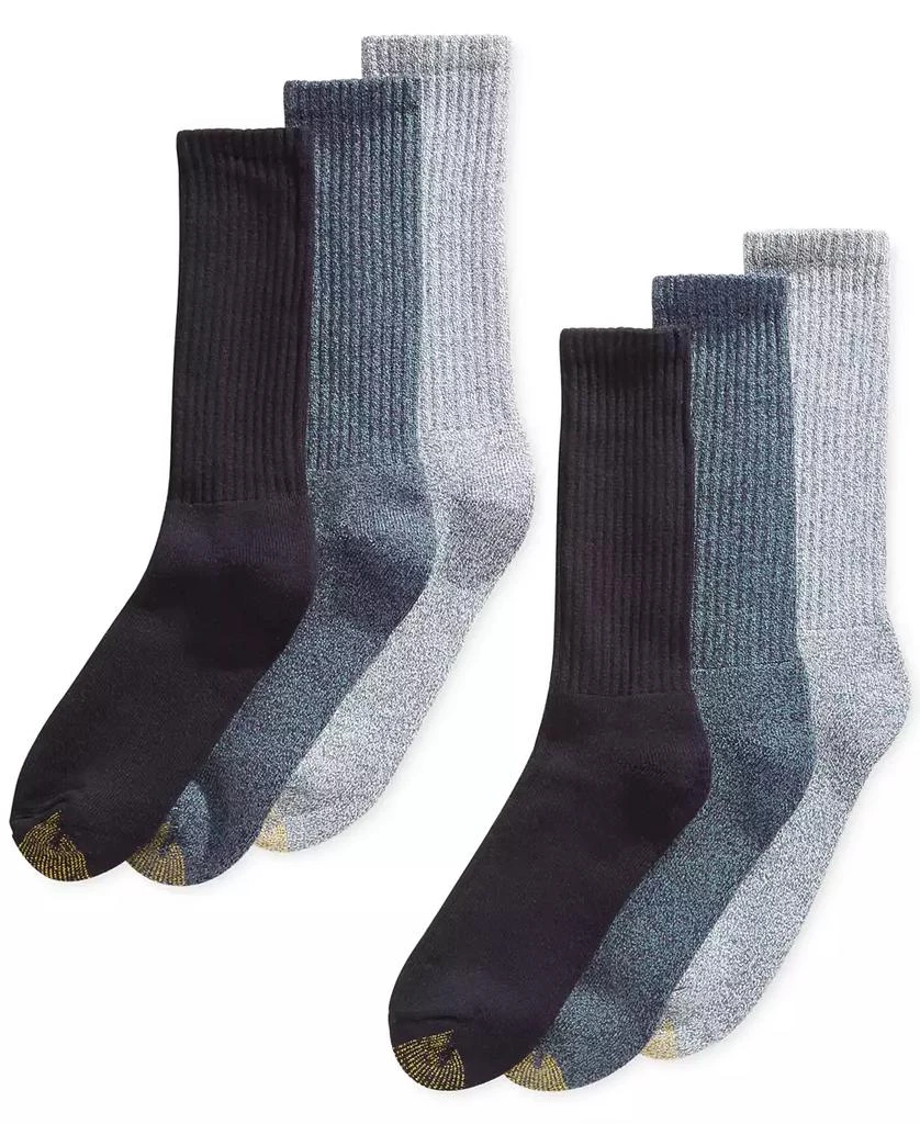 Gold Toe Men's 6-Pack Casual Harrington Socks 1